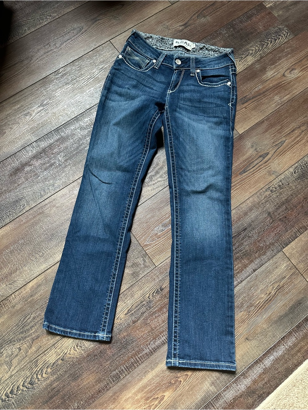 Ariat Women’s Dark Blue Straight-Leg Jeans 29S